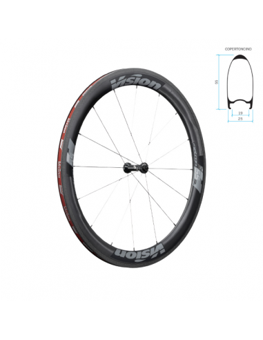 Coppia ruote METRON 55 SL Carbon c19...