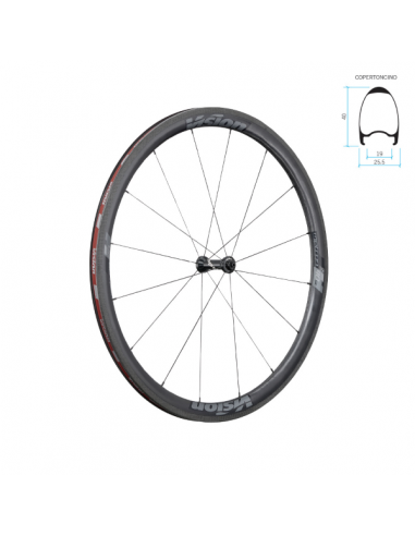 Coppia ruote METRON 40 SL Carbon c19...