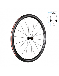 Coppia ruote SC 40 Carbon...