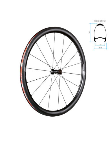Coppia ruote SC 40 Carbon c19...