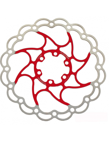 Disco ARIES 6 fori - 180 mm, rosso...