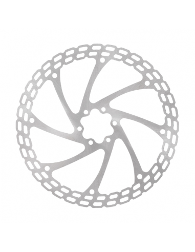 Disco ALIEN DH 6 fori - 220 mm, argento