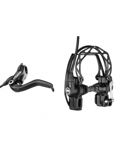 Kit freno HS33 R - Leva 4 dita, nero