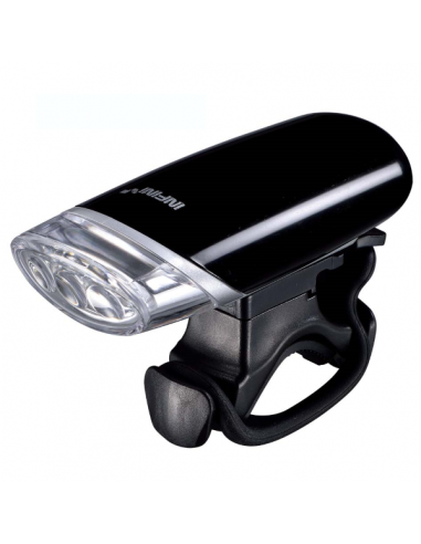 Luce anteriore manubrio LUXO 3 - nero