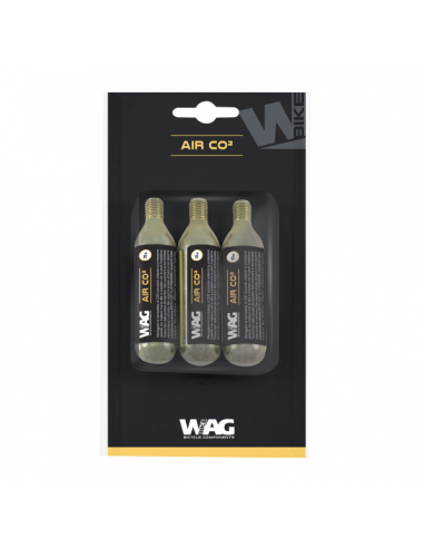 3 Bombolette Co2 16 gr. con filetto WAG