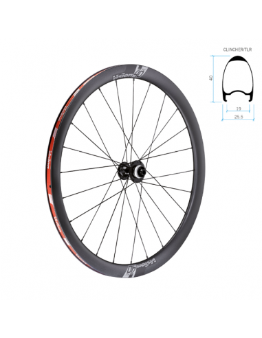 Coppia ruote TC40 DB-CL CH-TL SH11