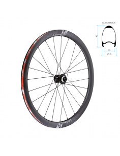 Coppia ruote TC 40 Carbon...