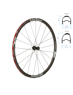 Coppia ruote TRIMAX 25 c17...