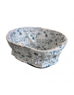 Copricesto in Cotone NAVY